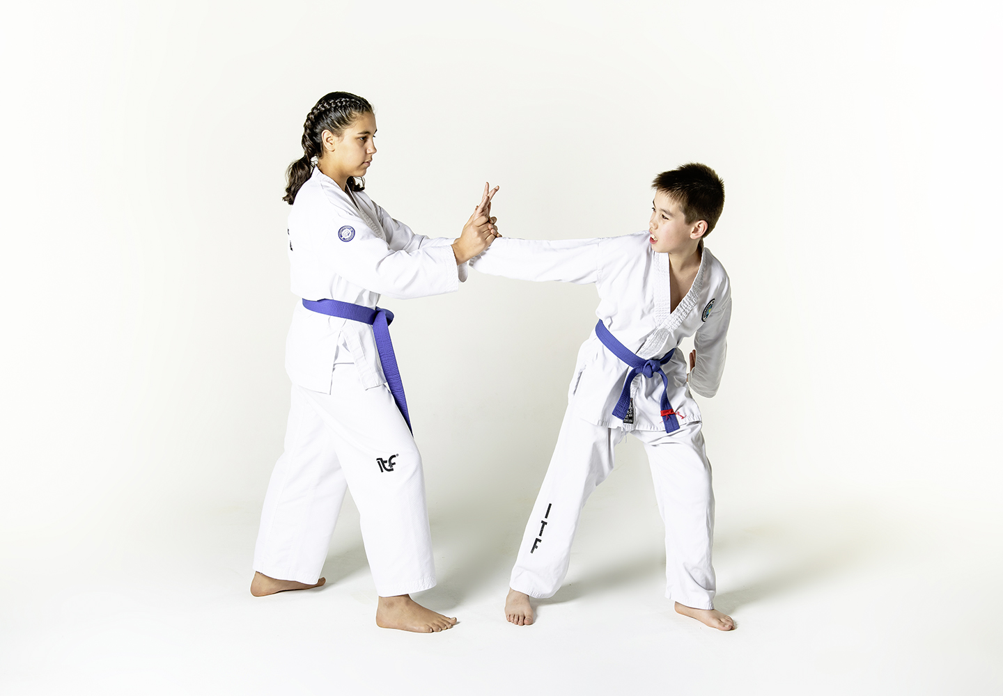 Grenzen leren aangeven leer je bij is een belangrijk aspect datn je leert bij Taekwon-Do