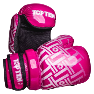 Handschoenen Top Ten Pointfighter Glossy Block PRISM Roze