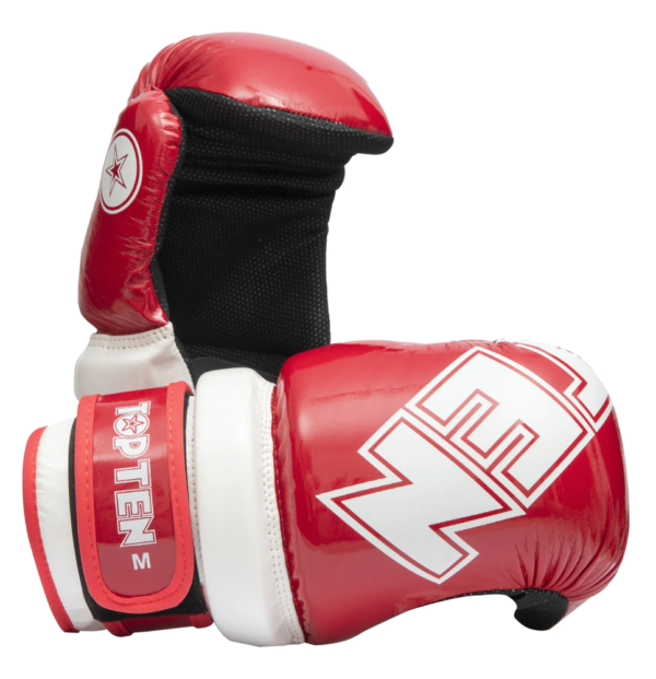 Handschoenen TOP TEN Pointfighter Glossy Block Rood