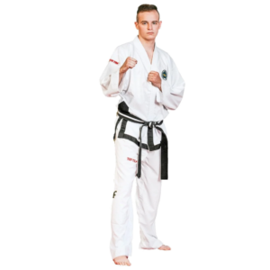 Dobok TOP TEN Master Diamond Zwarte Band ITF Approved