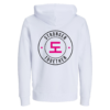 Witte hoodie achterkant stronger together