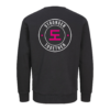 Zwarte sweater achterkant stronger together