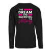 Zwart long sleeve shirt achterkant the dream