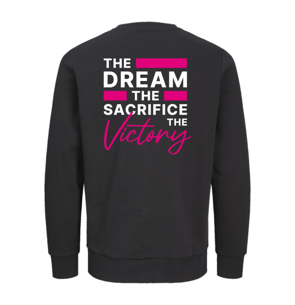 Zwarte sweater achterkant the dream