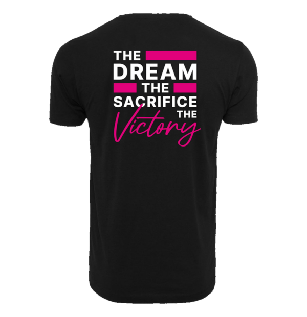 T-Shirt zwart regular achterkant the dream