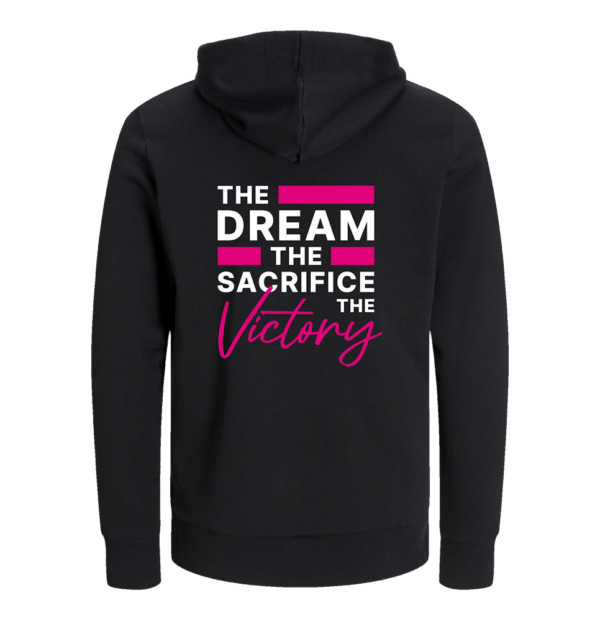 Zwart vest achterkant the dream