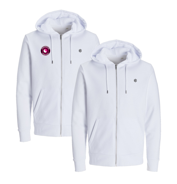 Wit vest voorkant met of zonder clublogo