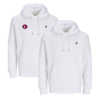 Witte hoodie voorkant met of zonder clublogo
