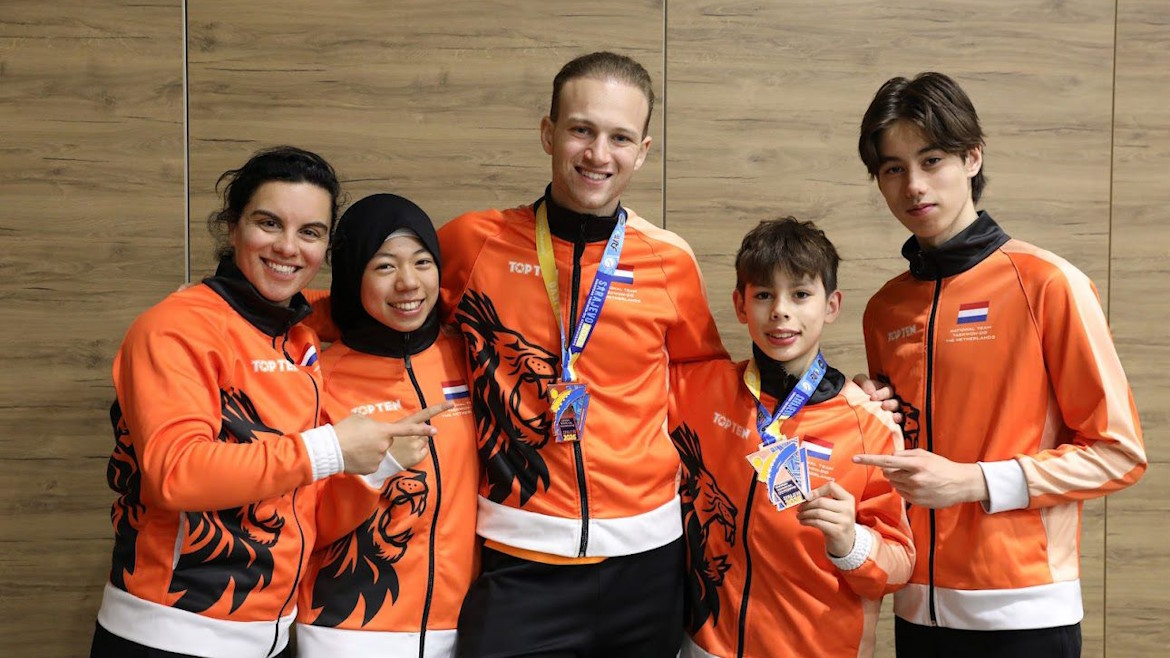 Taekwon-do Academy Graziella Idili pakt 3 bronzen medailles op het EK Taekwon-do in Sarajevo Bosnië